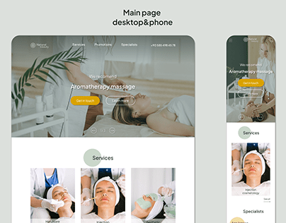 Cosmetology clinic / UI/UX design
