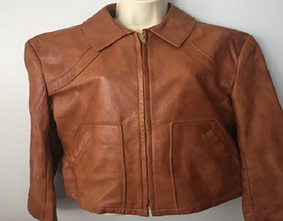 Cabretta Style Brown Leather Jacket