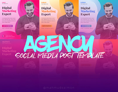 Digital Agency Social Media Post Template