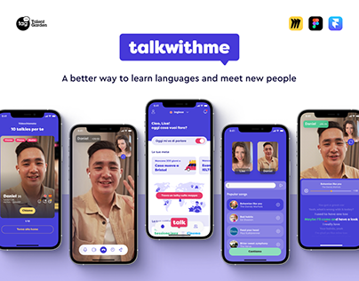 TalkWithMe mobile App - UI Design Master Project