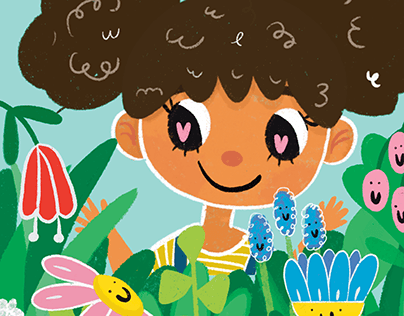 "Ouma's amazing flowers" children's book