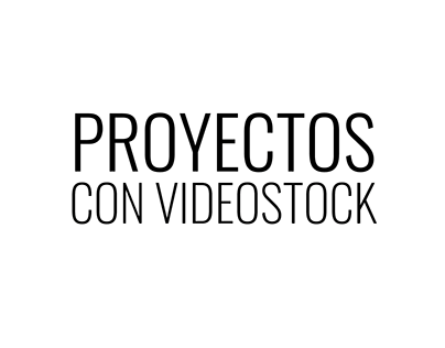 Distintos proyectos con videostock
