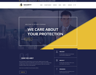 Security Agency WordPress Theme