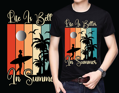 Life is better in summer t-shirt