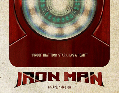 iron man poster design