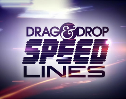 Drag & Drop Series 2 - Speed Lines - Digital Juice
