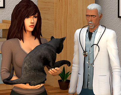 Virtual Pet Hospital Game Renders