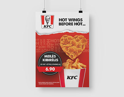 KFC plakatas