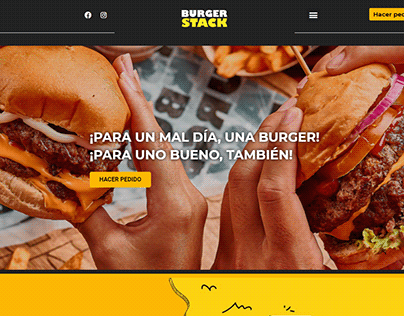 Diseño y desarrollo web BurgerStack