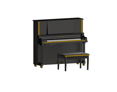 Yamaha Piano Model And Render