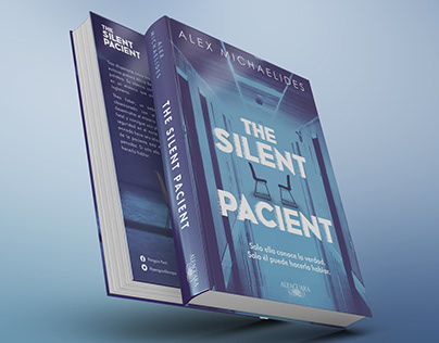 Desing Book Cover for "The Silent Pacient"