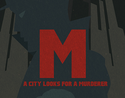 M -A city looks for a murderer-poster