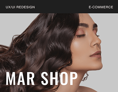 MAR SHOP. E-commerce redesign