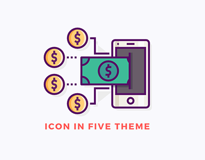 Icon in five theme