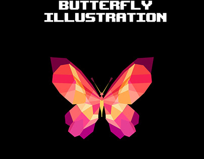 Geometrical Butterfly Illustration