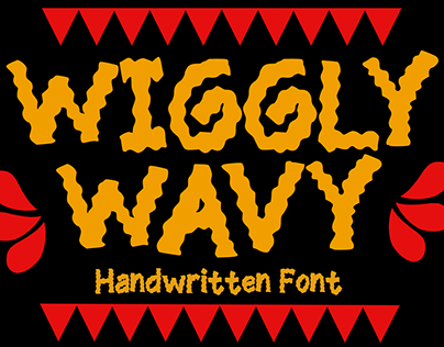 Wiggly Wavy Font