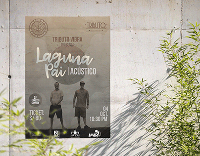 Afiche concierto - Laguna Pai