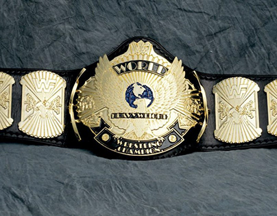 WWF Gold Winged Eagle Wrestling Belt