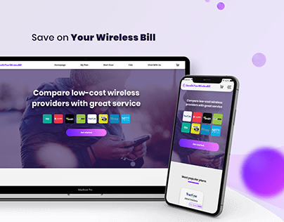 Save On Your Wireless Bill - Decision Engine UX/UI