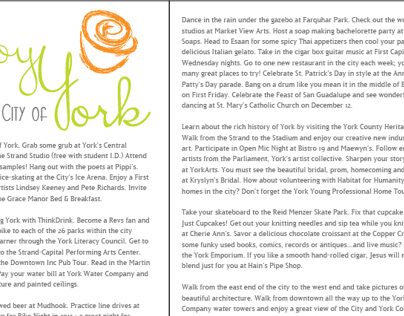 City of York Hand-Out