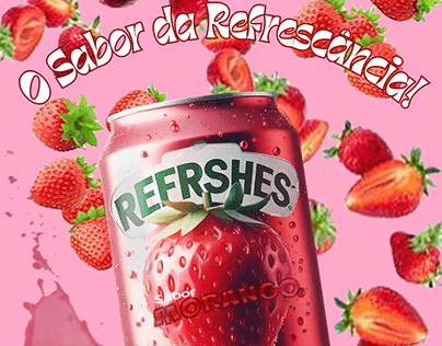 Propaganda de refrigerante REFRSHES
