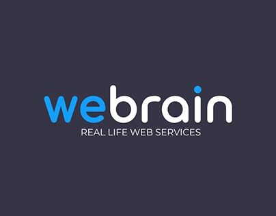 Webrain. Logo design