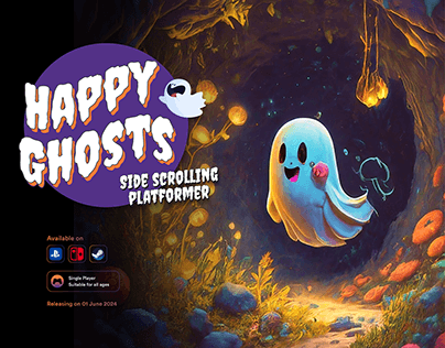 Project thumbnail - Happy Ghosts - Game Pitch