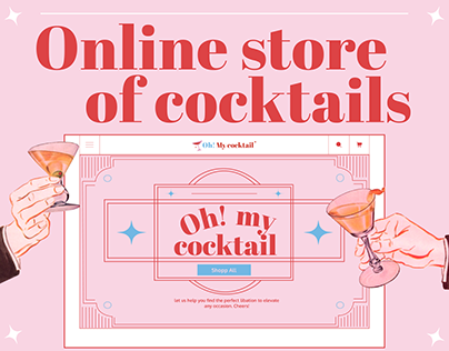 Online store of cocktails | UX/UI design