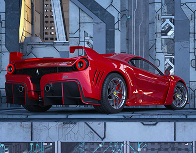 Project thumbnail - Ferrari 7X GTO Vision