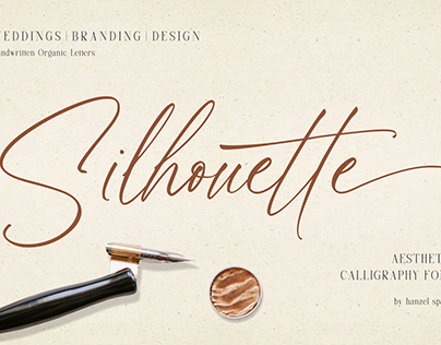 Silhouette - Aesthetic Calligraphy Font