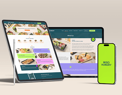 Project thumbnail - MISO Hungry Restaurant Web Design