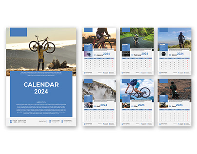 Wall Calendar 2024 | Calendar Template