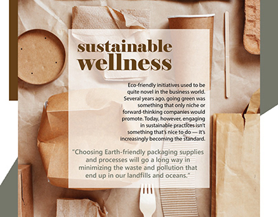 Sustainable Wellness | Packaging Trend Report