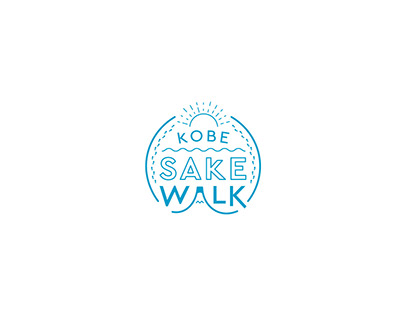 KOBE SAKE WALK Logo Design