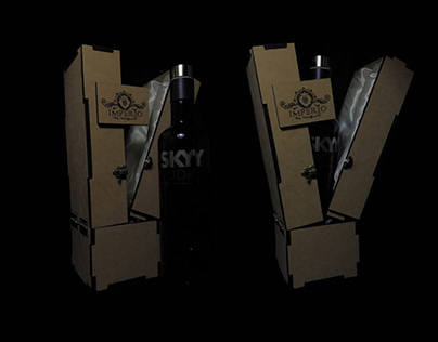 Diseño y armado de caja porta botella