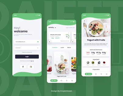 Diet App UI Design