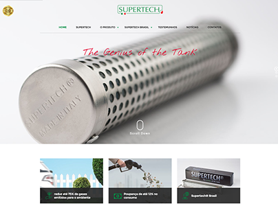 WEBSITE | DESIGN - Supertech® Brasil