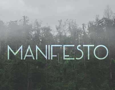 MANIFESTO -  free font