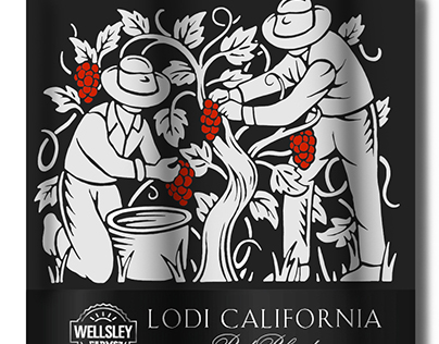 Wellsley Farms Wine Labels Illustrated by Steven Noble
