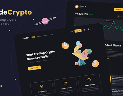 TradeCrypto - CryptoCurrency Web App