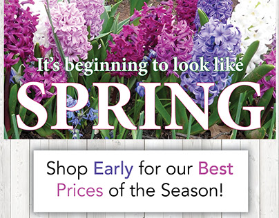 Corso's Flower & Garden Center Advertising