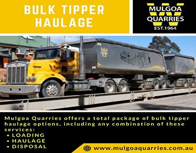 Why You Should You Rely On Bulk Tipper Haulage?