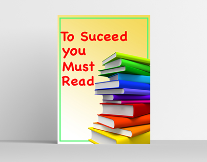 Children's poster about encouraging reading