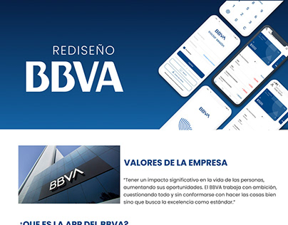 Rediseño BBVA - UX UI CASE STUDY