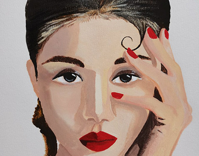 Mimi Lana Portrait Painting