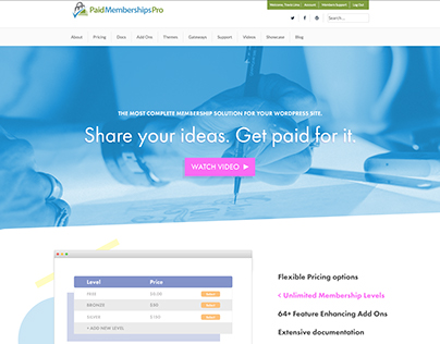 Feature Page Product Design