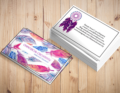 Chimerical Creativity - Personal Visiting Card Design