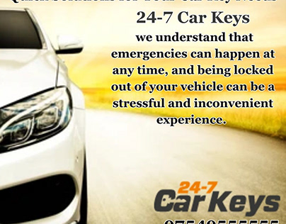 247 Auto Locksmith Quick Solutions for Your Car Need