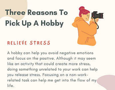 Three Reasons To Pick Up A Hobby