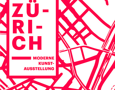 Zurich moderne Kunstaussterlling.